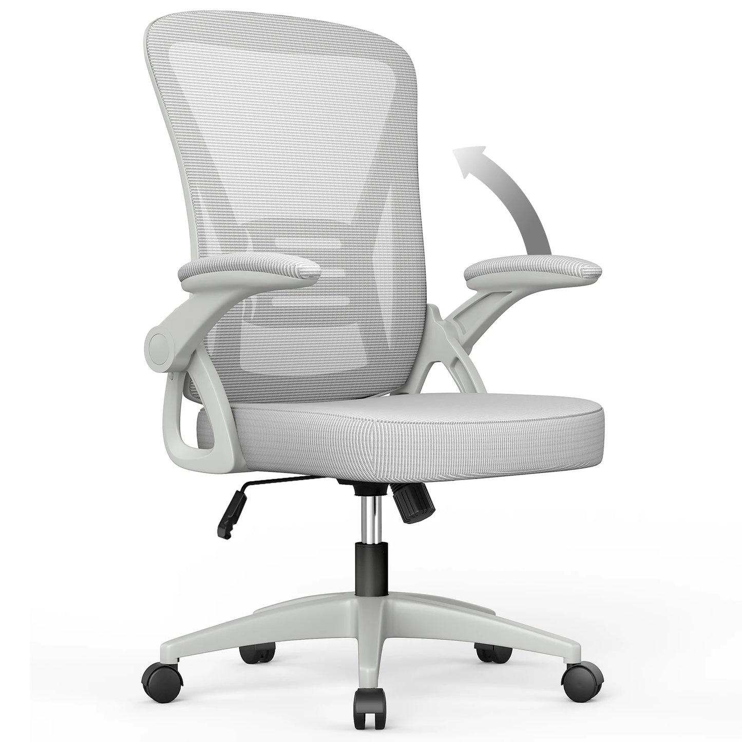 Chaise de Bureau Ergonomique avec Dossier Respirant et Coussin Confort