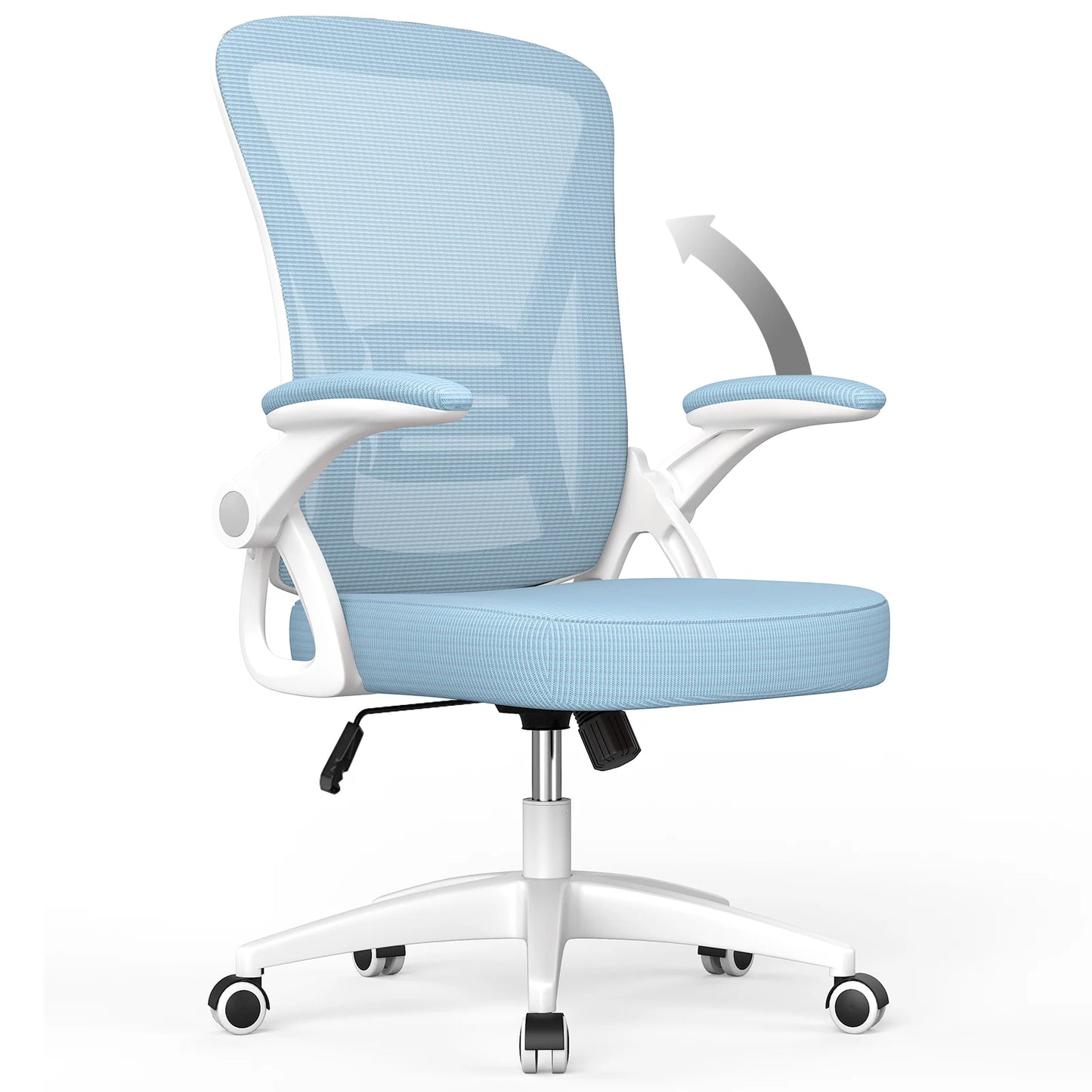 Chaise de Bureau Ergonomique avec Dossier Respirant et Coussin Confort